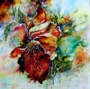 Voir le détail de cette oeuvre: Une fleur rouge