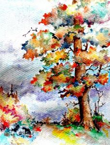 Voir le détail de cette oeuvre: Au bord du chemin