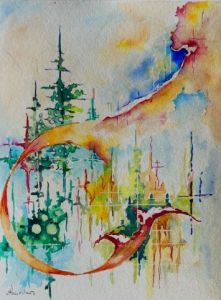 Voir le détail de cette oeuvre: Les sapins