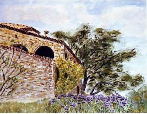 Voir le détail de cette oeuvre: Mas cévenol ( 1)